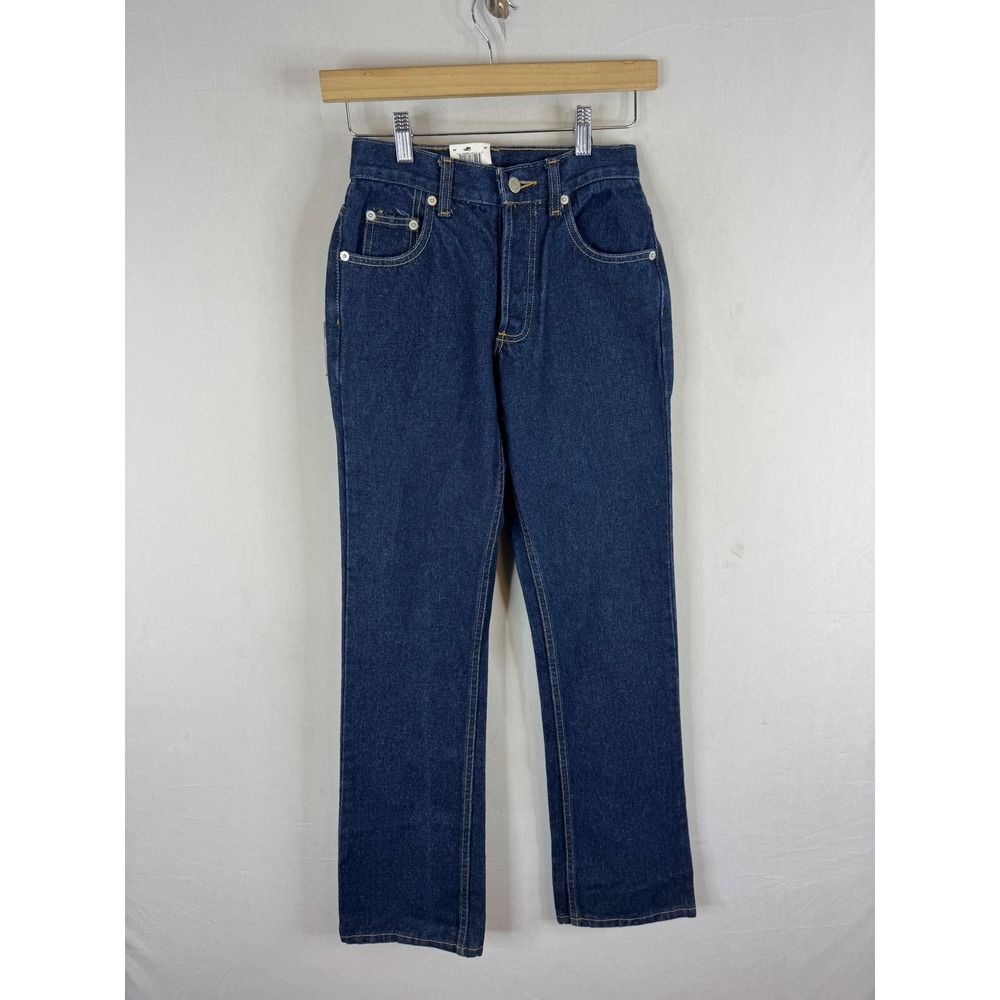 Polo Jeans Co Ralph Lauren Signature Bootcut Jeans Dark Wash 25x32 Deadstock 90s